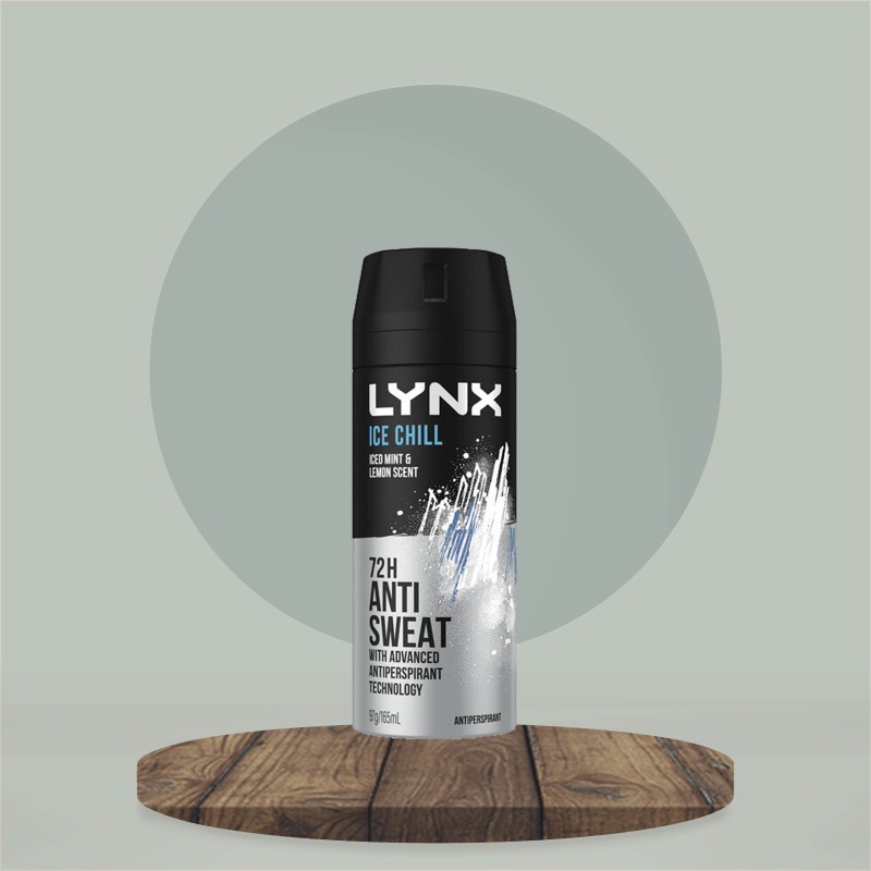 LYNX ANTIPERSPIRANT AEROSOL ICE CHILL 165 ML