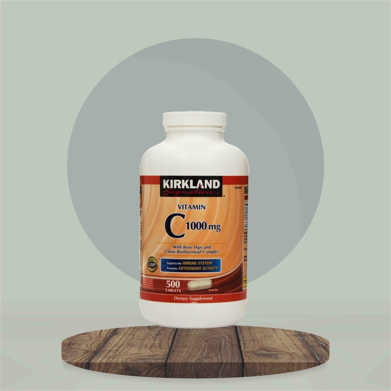 Kirkland Signature Vit C 1000mg 500 cap
