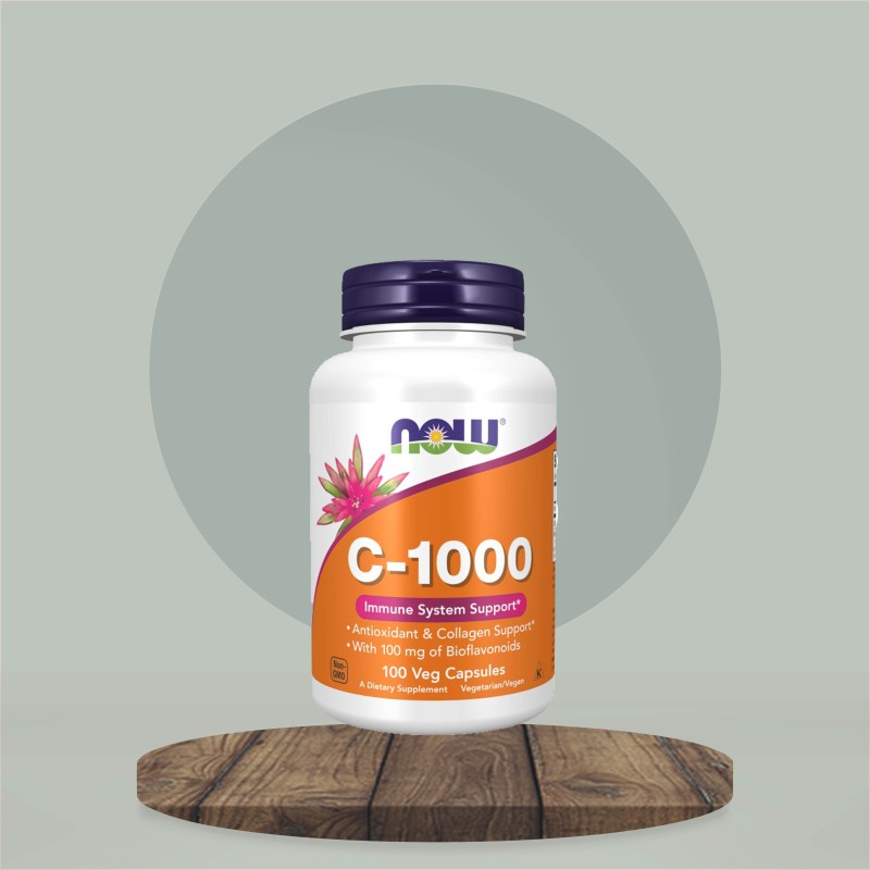 NOW C-1000 Immune system support veg 100 Tablets