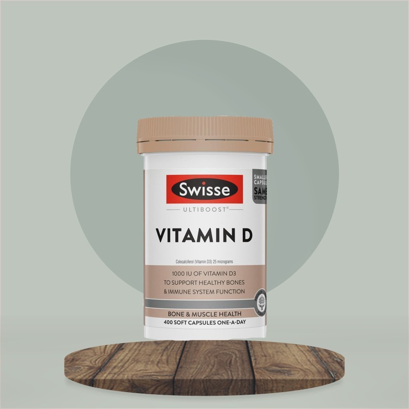 Swisse Vitamin D 400 Capsules