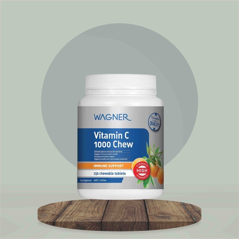 Wagner Vitamin C 1000 Chewable 250 Tablets