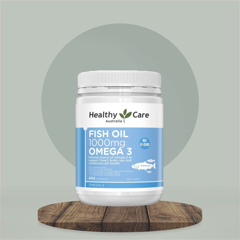 Healthy Care Fish Oil 1000mg Omega 3 400 Capsules